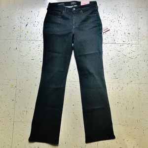 NYDJ Barbara High Waisted Boot Cut Jeans Black